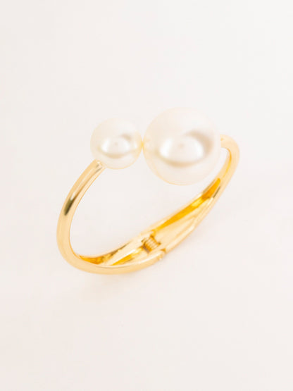 Pearl Open Bracelet