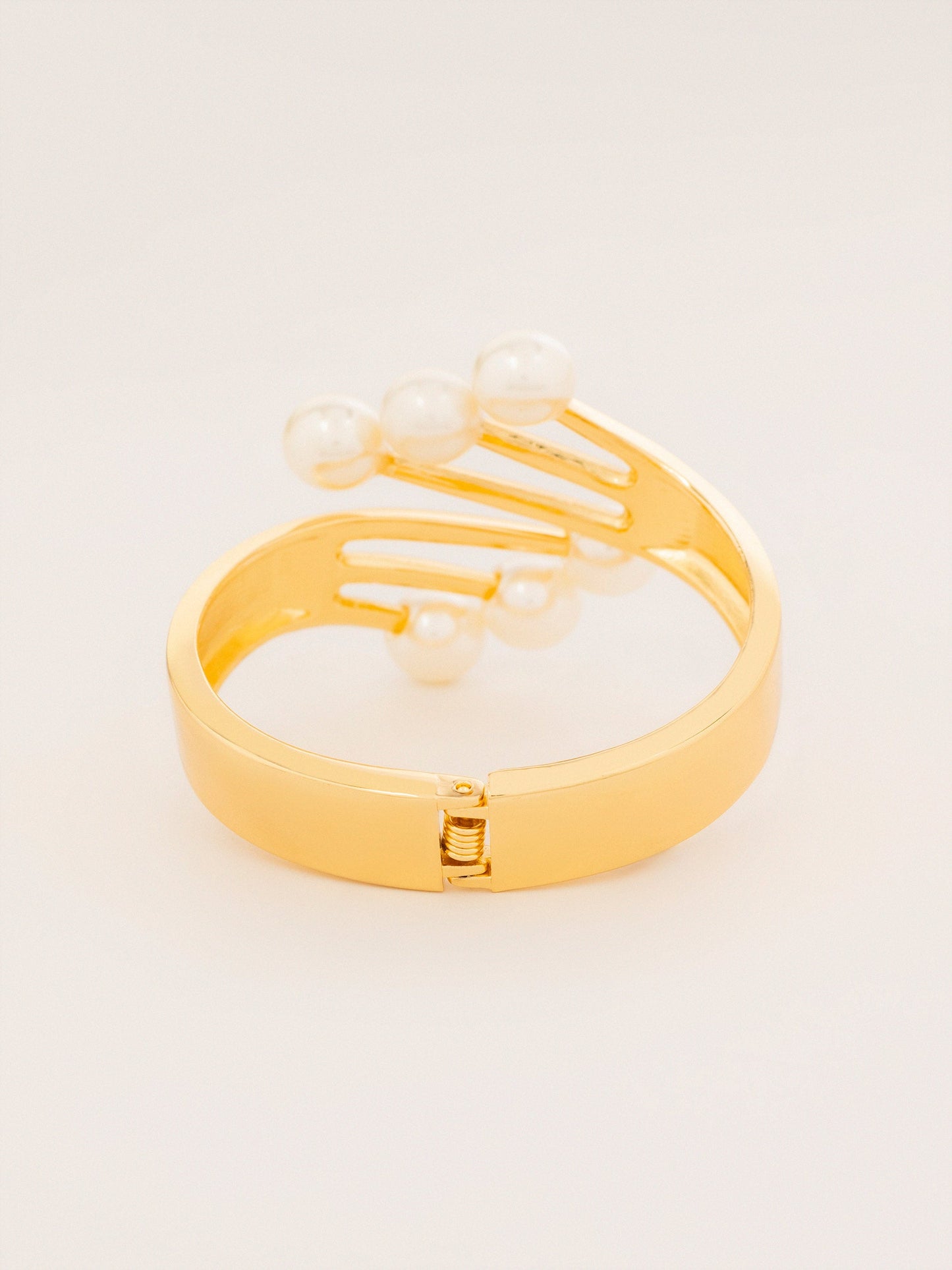 Pearl Fan Cuff Bracelet