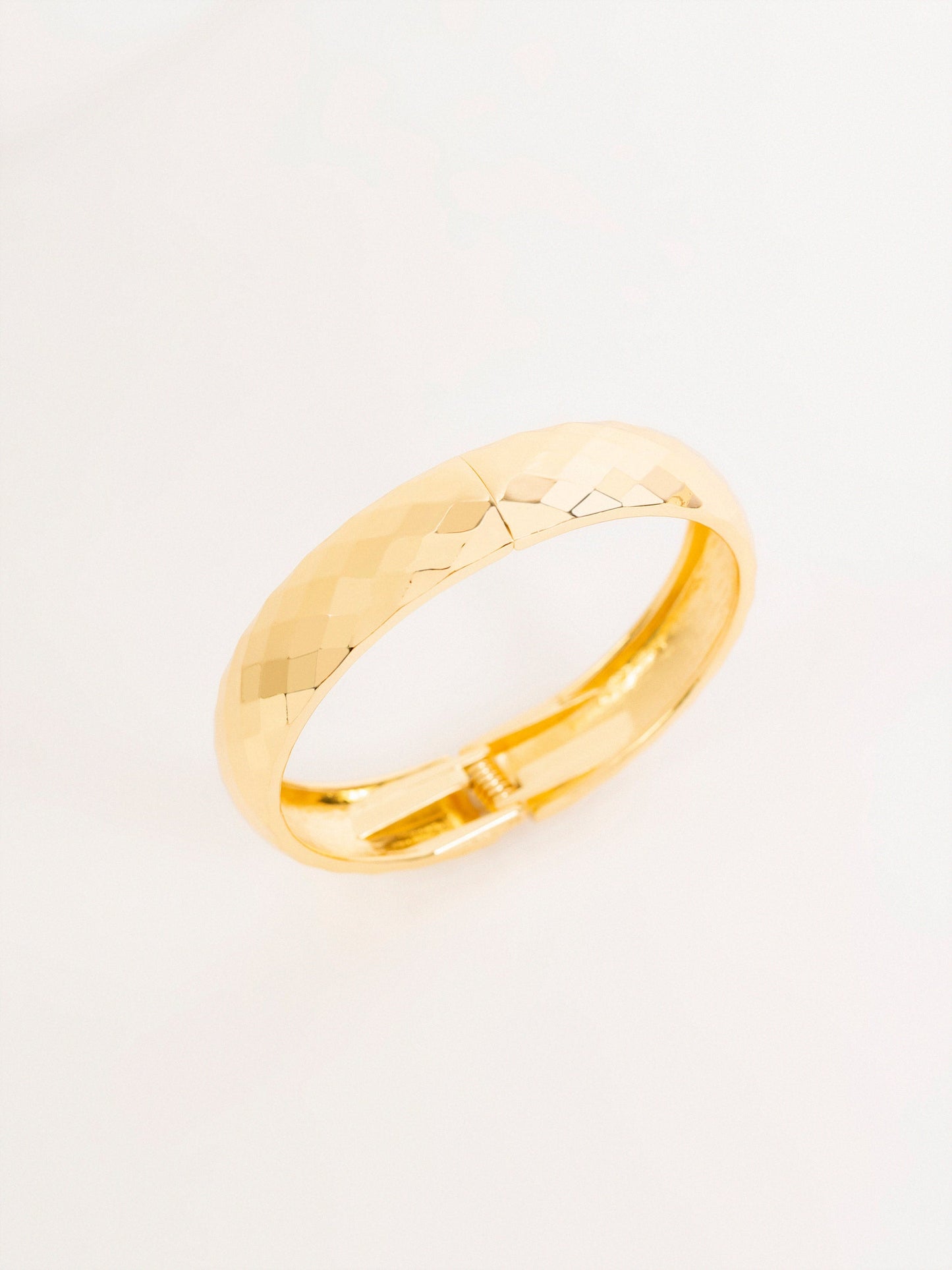 Faceted Cuff Bracelet