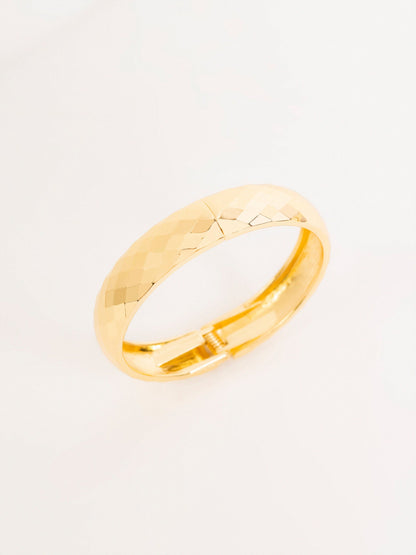 Faceted Cuff Bracelet