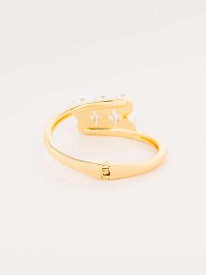 Pearl Hinged Bracelet