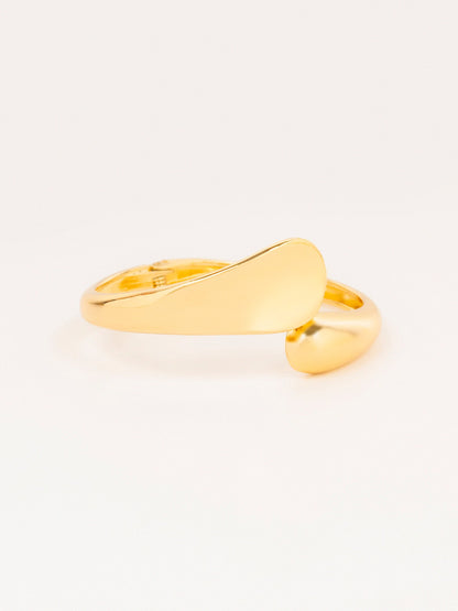 Sculptural Overlap Bracelet