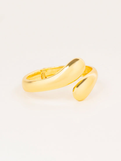 Fluid Drop Cuff Bracelet