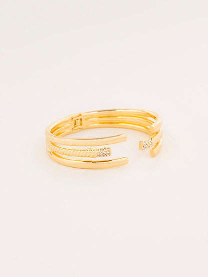Triple Band Cuff Bracelet