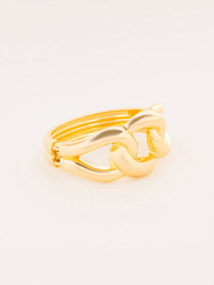 Chain-Link Cuff Bracelet