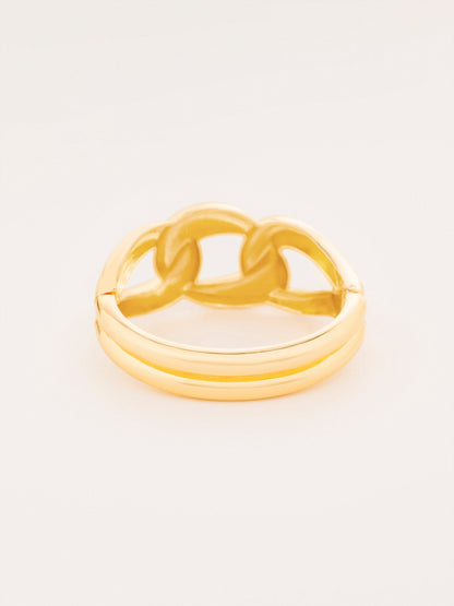 Chain-Link Cuff Bracelet