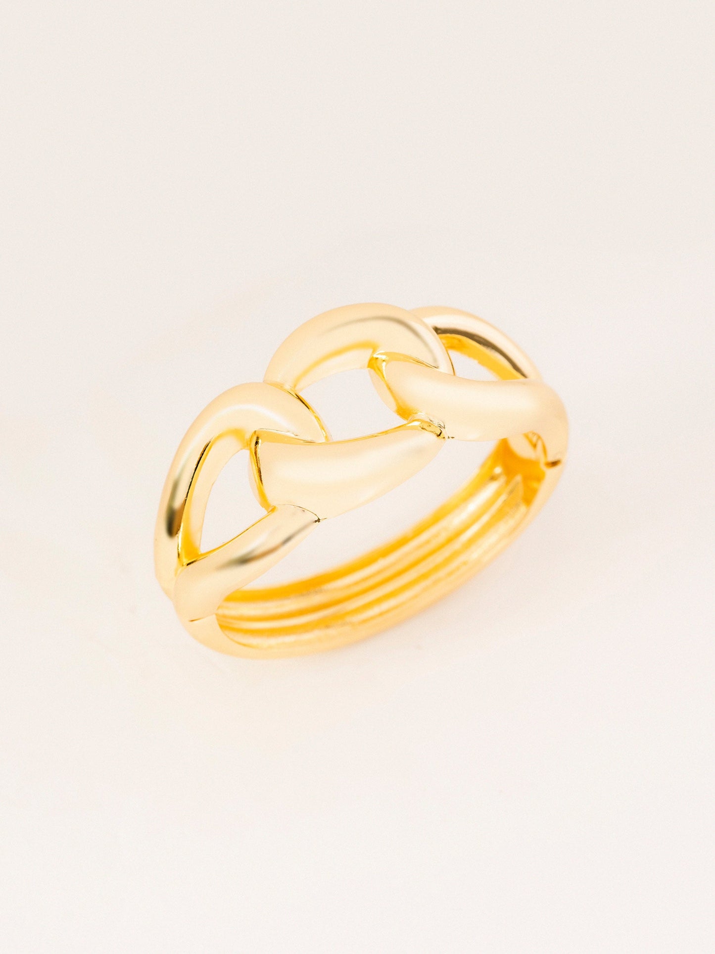 Chain-Link Cuff Bracelet