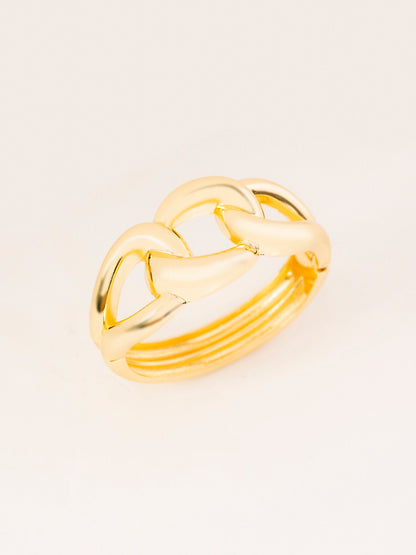 Chain-Link Cuff Bracelet