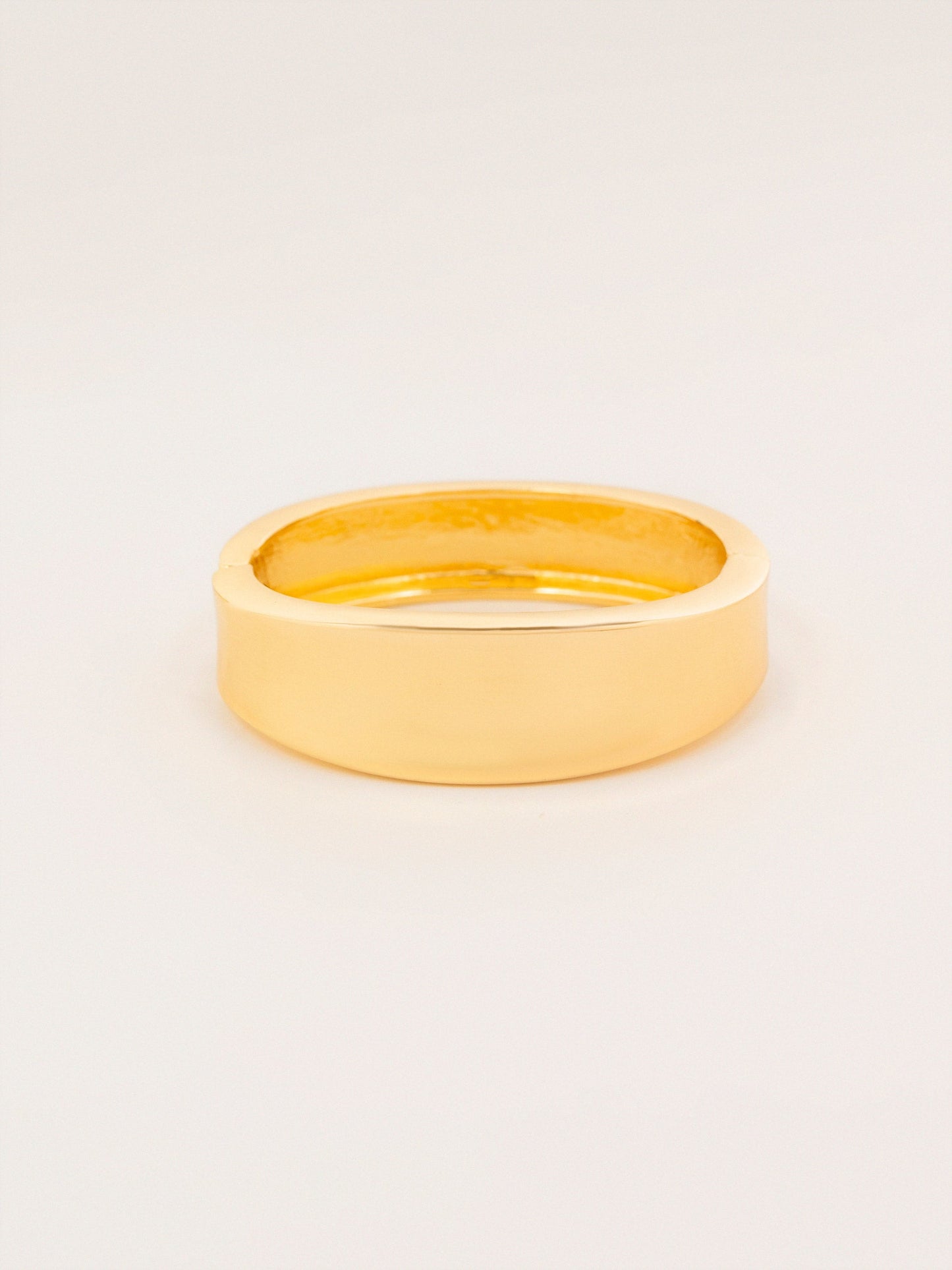 Sleek Wide Cuff Bracelet