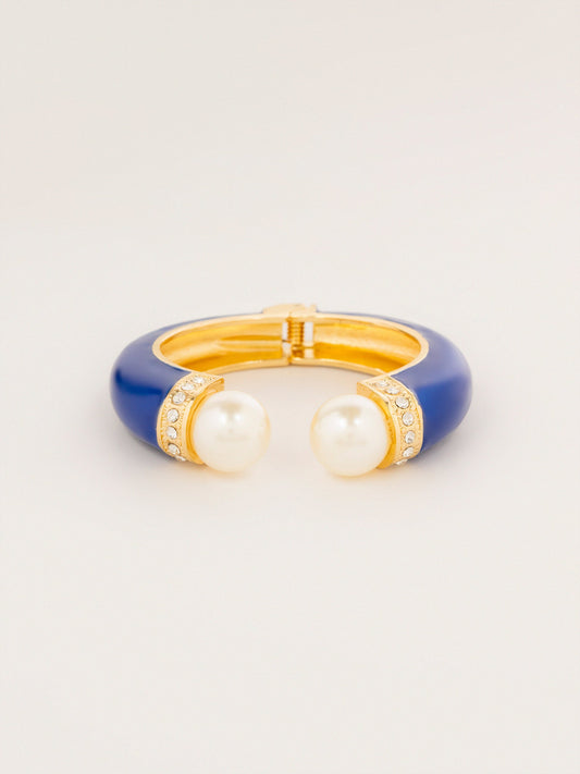 Enamel Pearl Bracelet