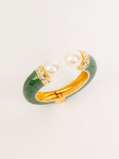 Enamel Pearl Bracelet