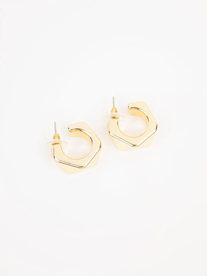 Sculpted Hoop Earrings