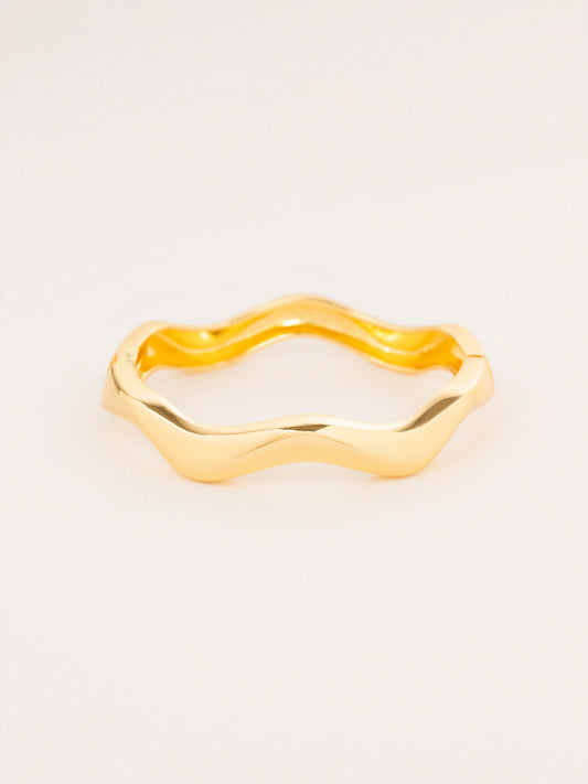 Wavy Bangle Bracelet