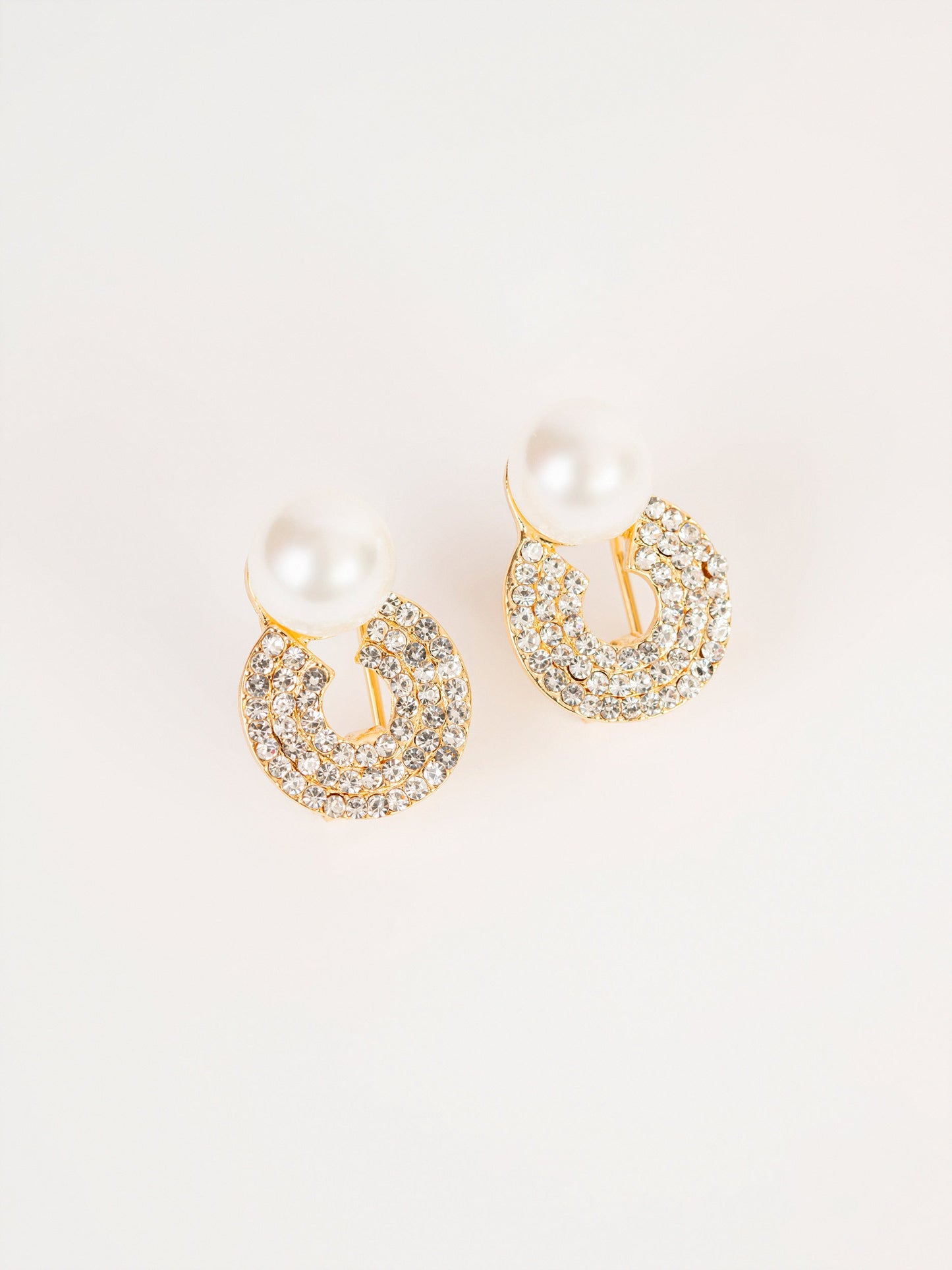 Crystal Pearl Stud