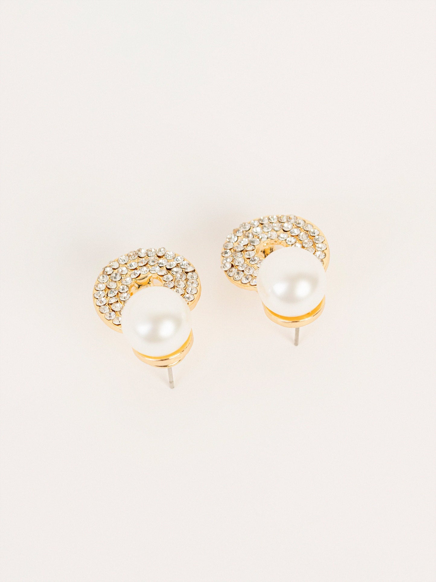 Crystal Pearl Stud