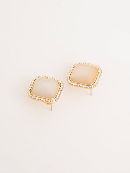 Square Stud Earrings