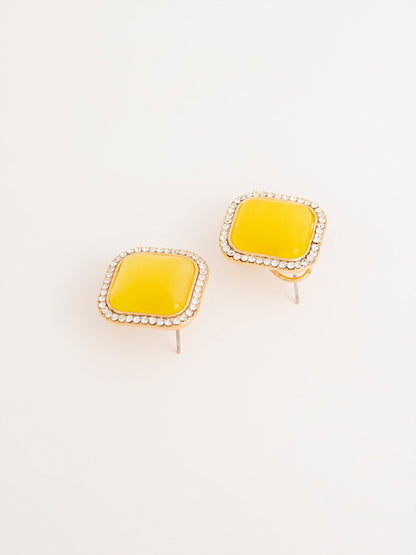 Square Stud Earrings