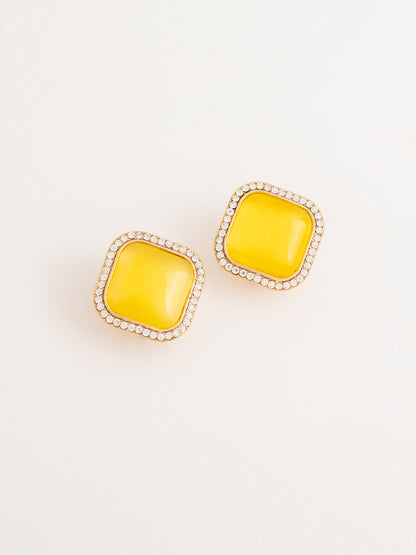 Square Stud Earrings