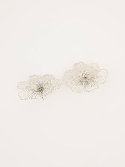 Floral Wire Earrings