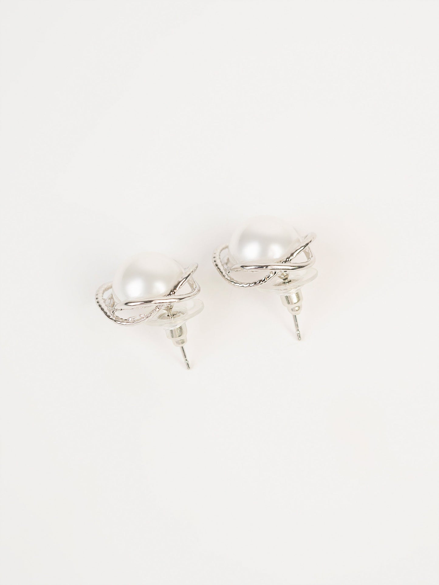 Floral Pearl Studs