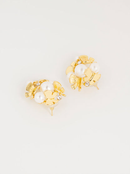 Crystal Pearl Earrings