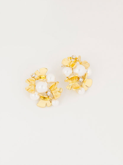Crystal Pearl Earrings