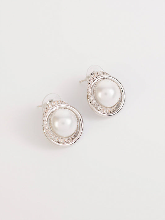 Pearl Stud Earrings