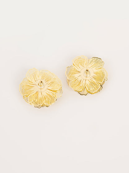 Floral Pearl Studs