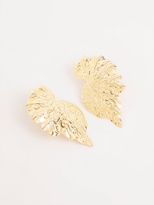 Leaf Textured Earrings