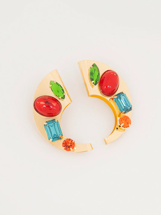 Colorful Gemstone Earrings