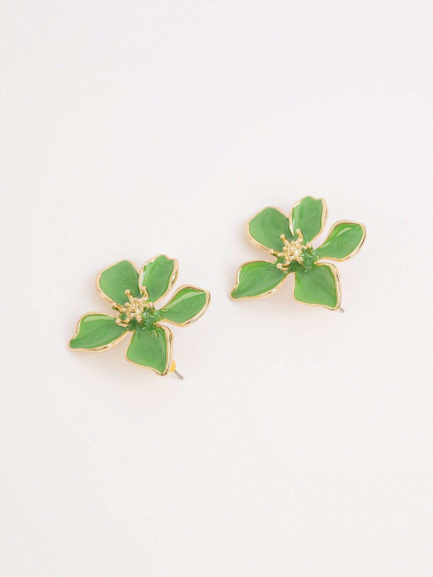Petal Enamel Earrings
