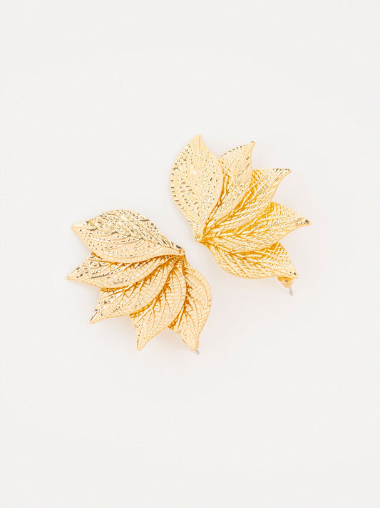 Leaf Textured Earrings