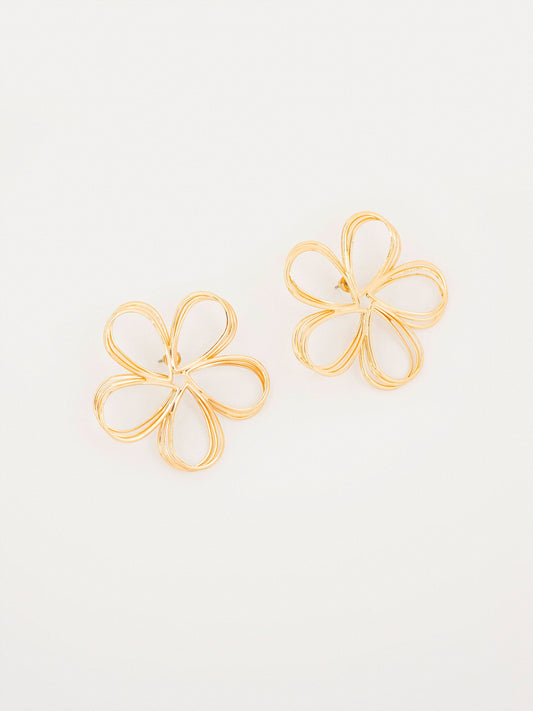 Flower Loop Earrings