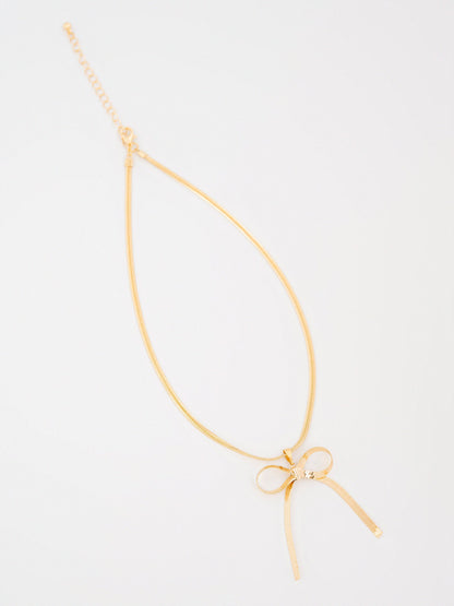 Bow Chain Necklace
