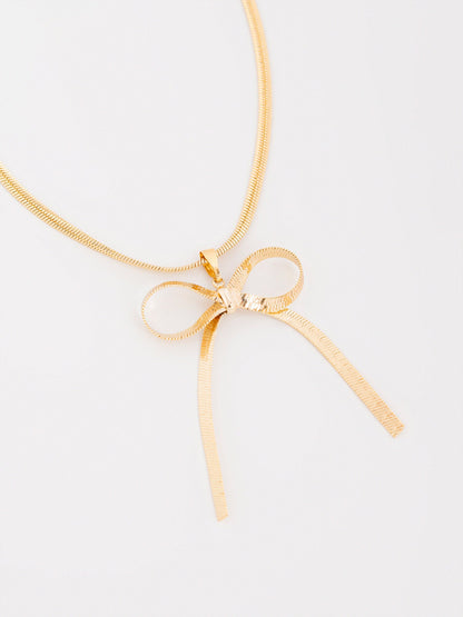 Bow Chain Necklace