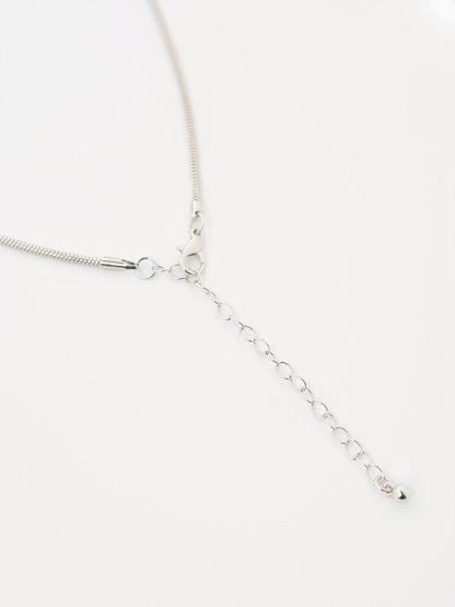 Sleek Disc Necklace