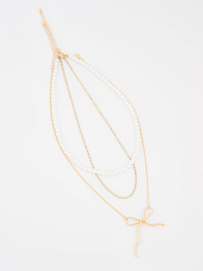 Layered Pearl Necklace