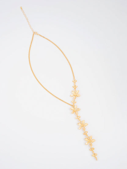 Floral Drop Necklace