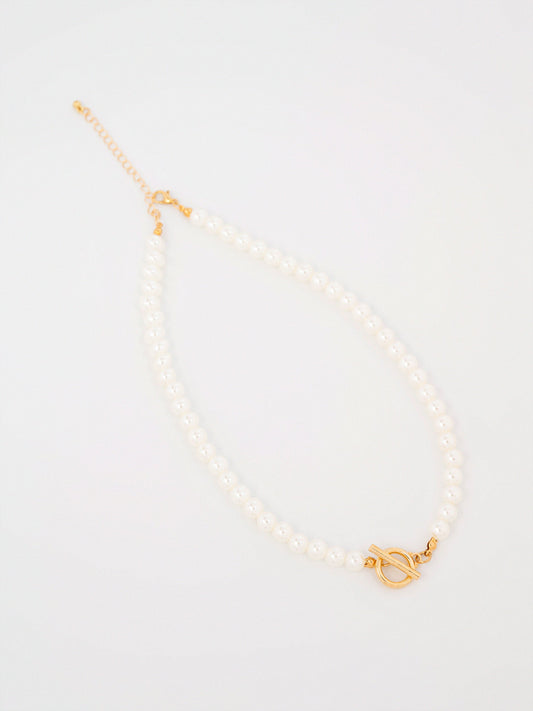 Layered Pearl Necklace Set