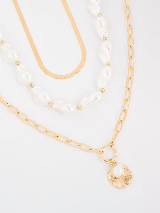 Pearl-Chain Necklace
