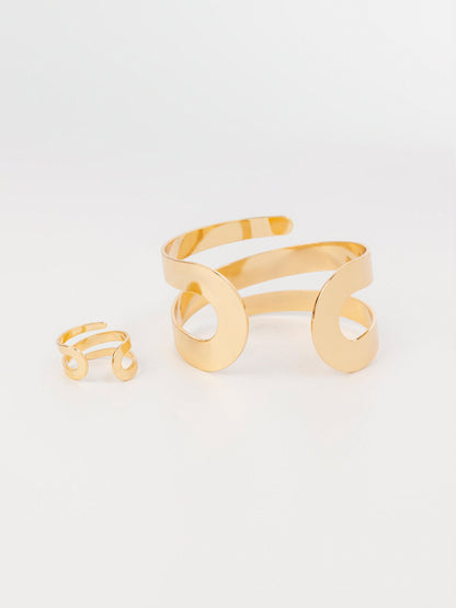 Spiral Cuff Bracelet