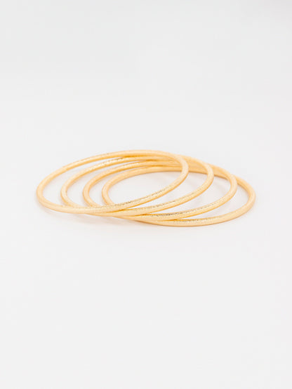 Metallic Bangles Set