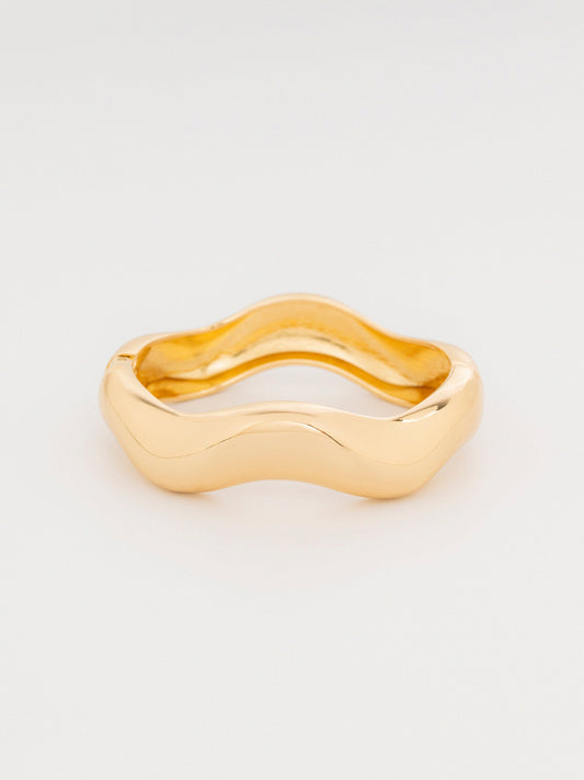 Wavy Bangle Bracelet
