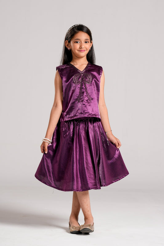 Embellished Top & Skirt (MMB-S63)