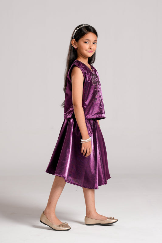 Embellished Top & Skirt (MMB-S63)