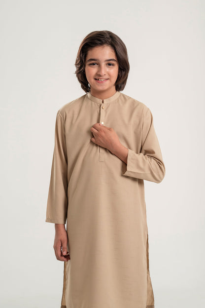 Kurta With Embroidery & Trousers (MSFBSK-874)