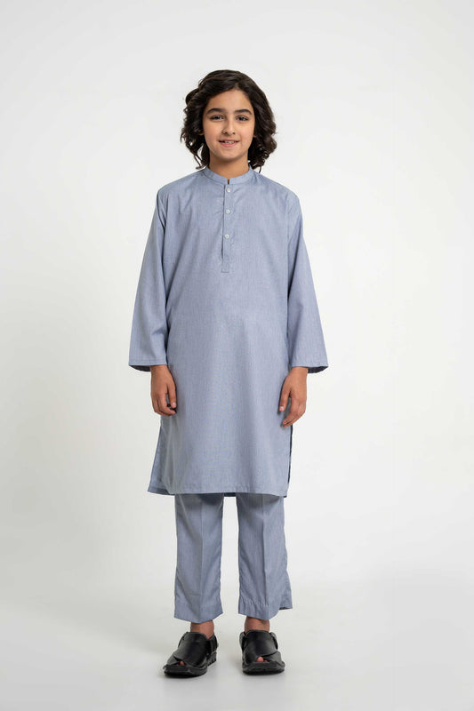 Grey Kurta Set (MSKZB-024)