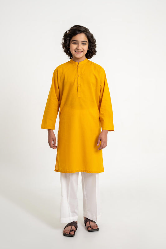 Mustard Kurta (MSKZB-26)