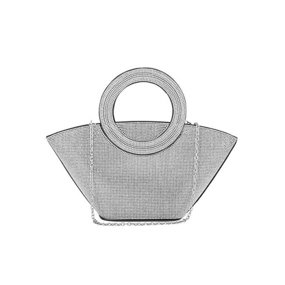 Black Fancy Hand Bag P24324