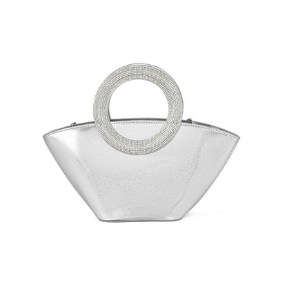 AB Silver Fancy Hand Bag P24324